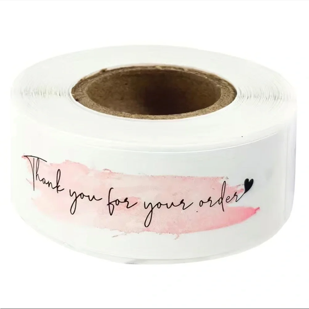 500 pcs/roll “THANK YOU for your Order” Decorative Sealing Stickers